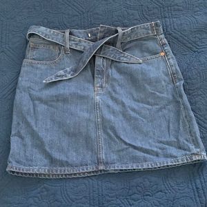 Madewell denim skirt